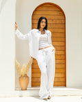 Linen Pants In White