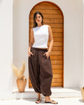 Balloon Pants In Brown