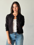 Soft Knit Cardigan in Black