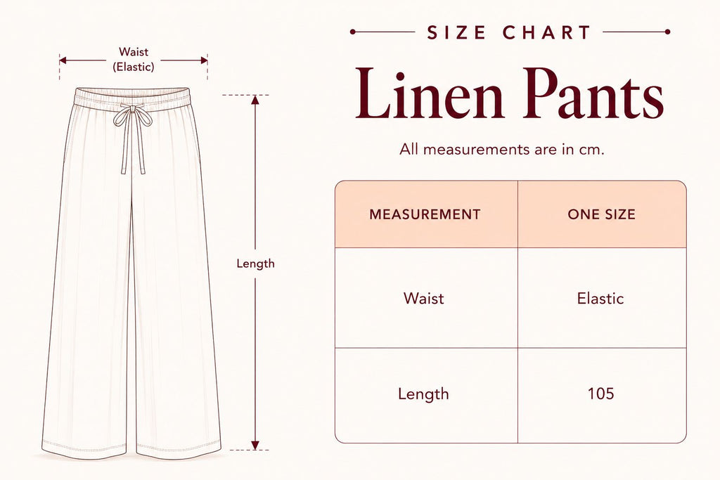 Linen Pants In Pink