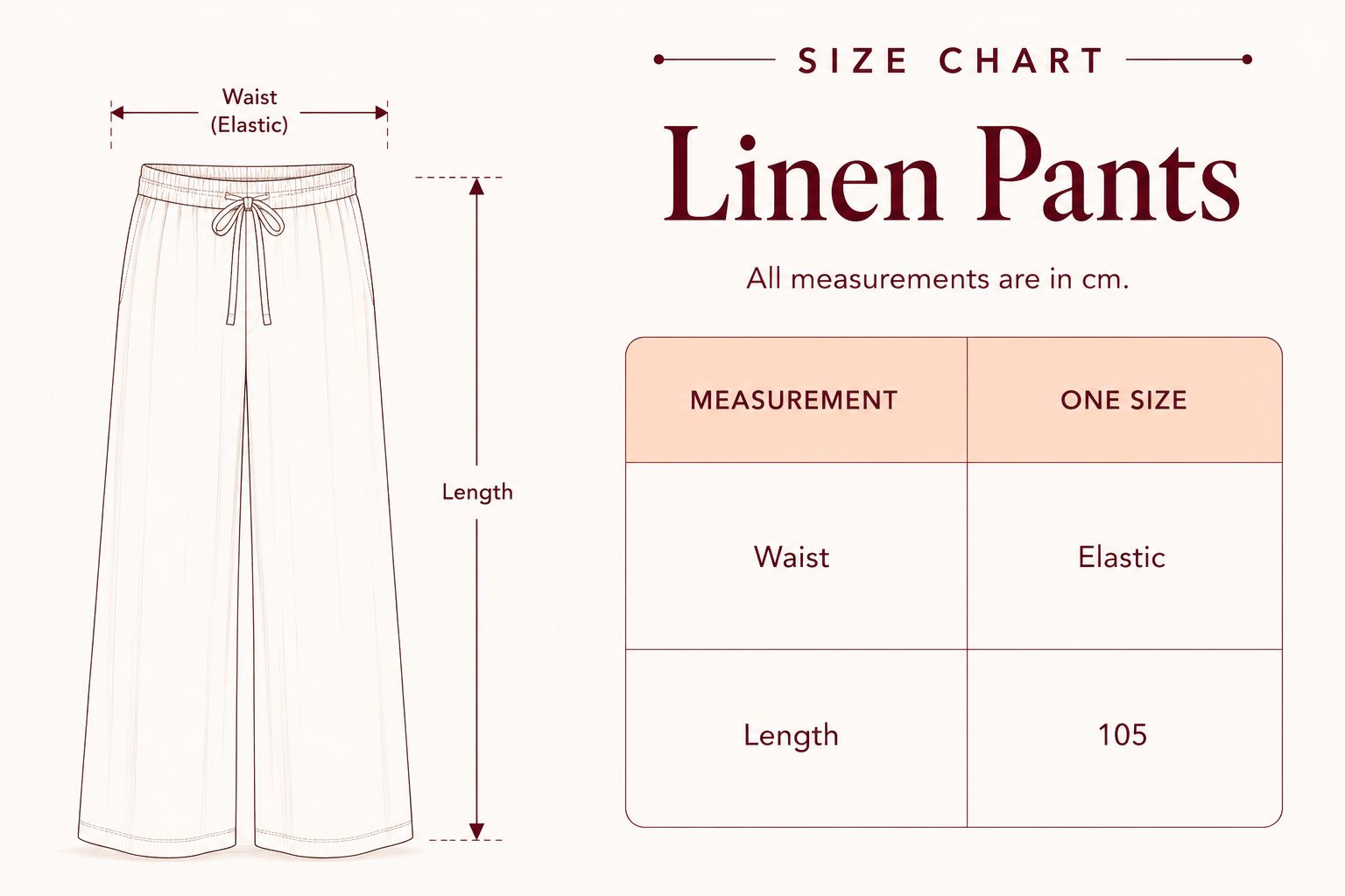 Linen Pants In Pink