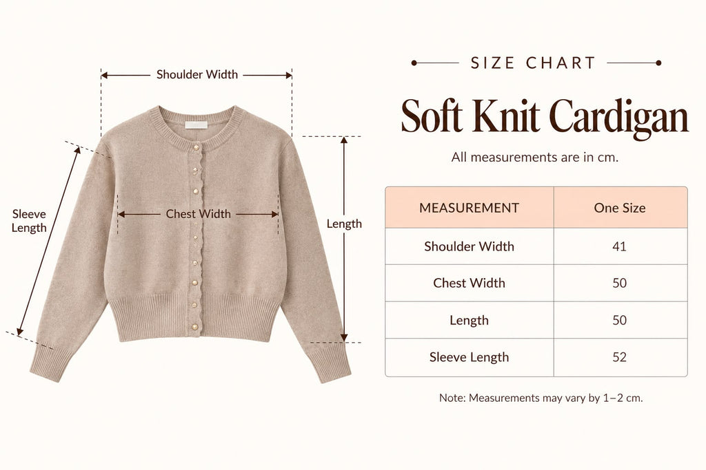 Soft Knit Cardigan in Black