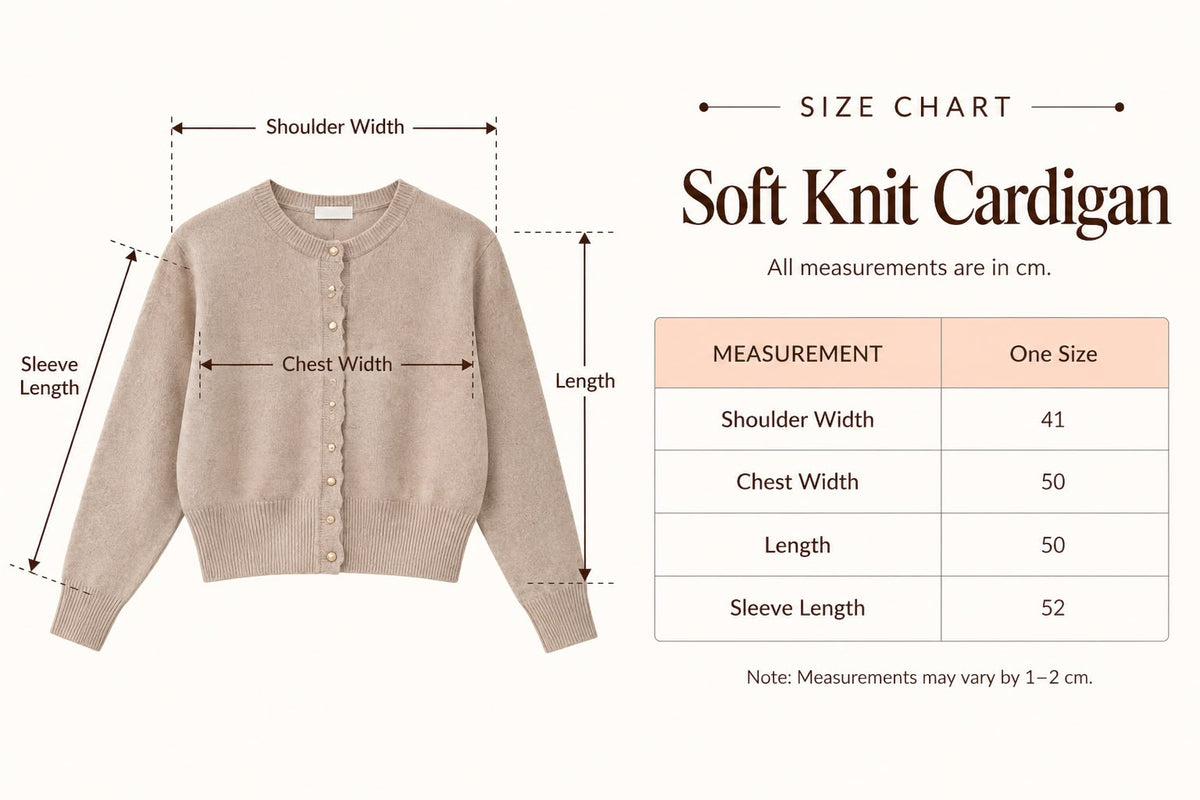 Soft Knit Cardigan in Black